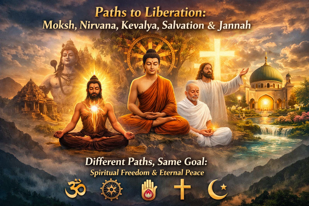 Moksh: The Ultimate Freedom & How Different Religions Guide You Towards It