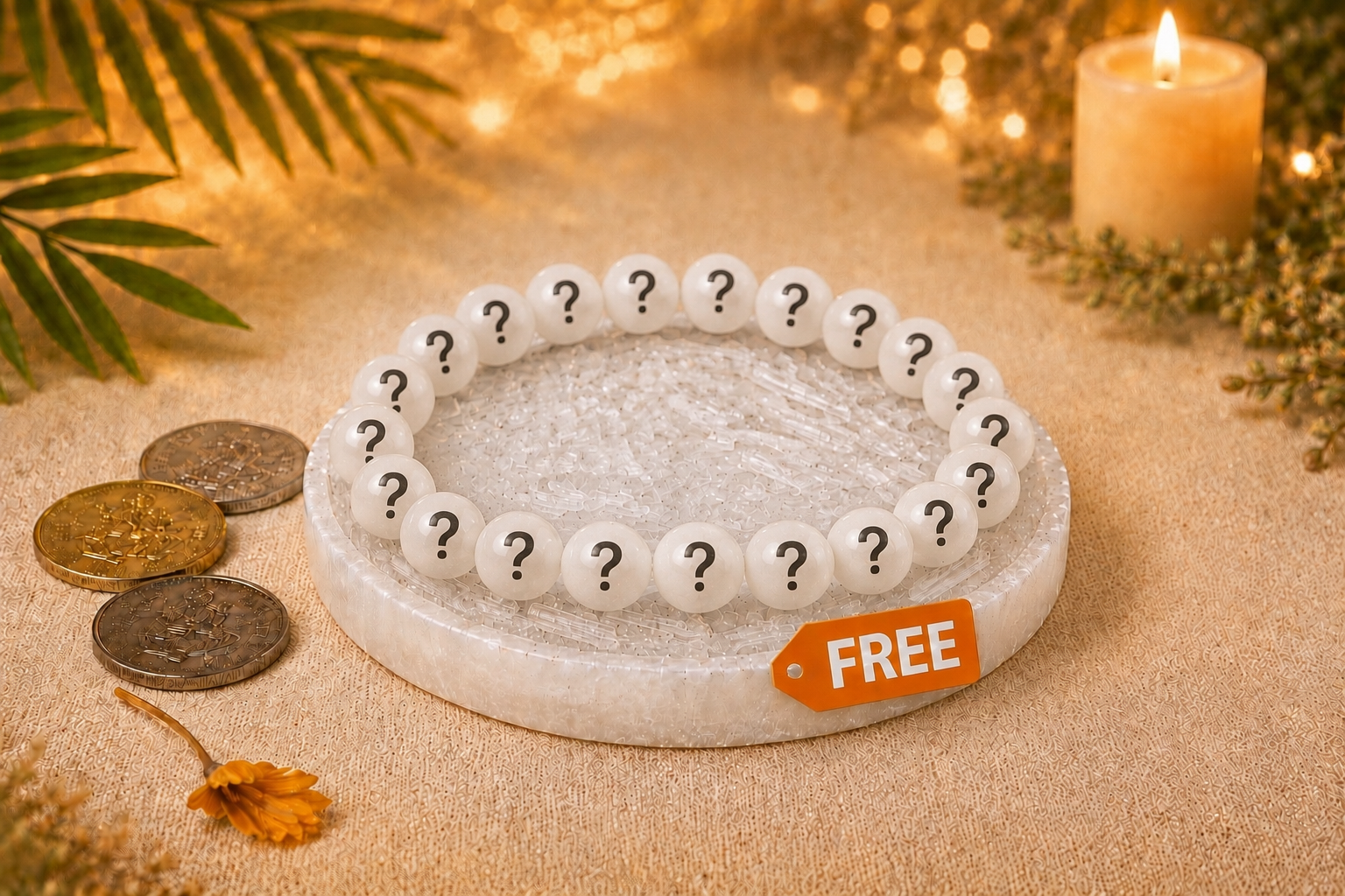 Create Your Own Crystal Bracelet | Choose Your 24 Natural Crystal Beads | Certified | Mauksh