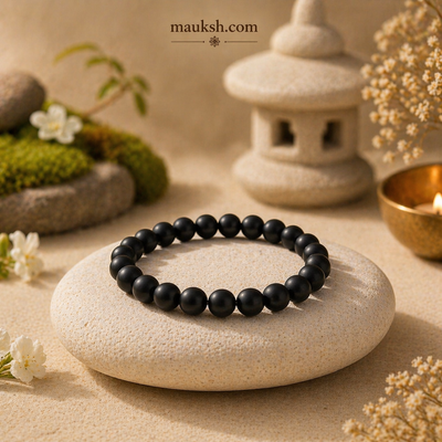Original Karungali Bracelet (Ebony Wood) – Protection & Energy Balance | Certified | Mauksh