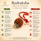 10–13 mm Original 7 Mukhi Nepali Rudraksha | Lightweight Daily Wear Pendant | Natural | Certified | Mauksh