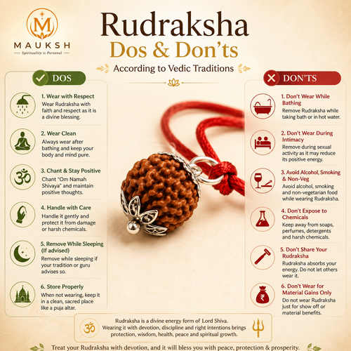 10–13 mm Original 7 Mukhi Nepali Rudraksha | Lightweight Daily Wear Pendant | Natural | Certified | Mauksh