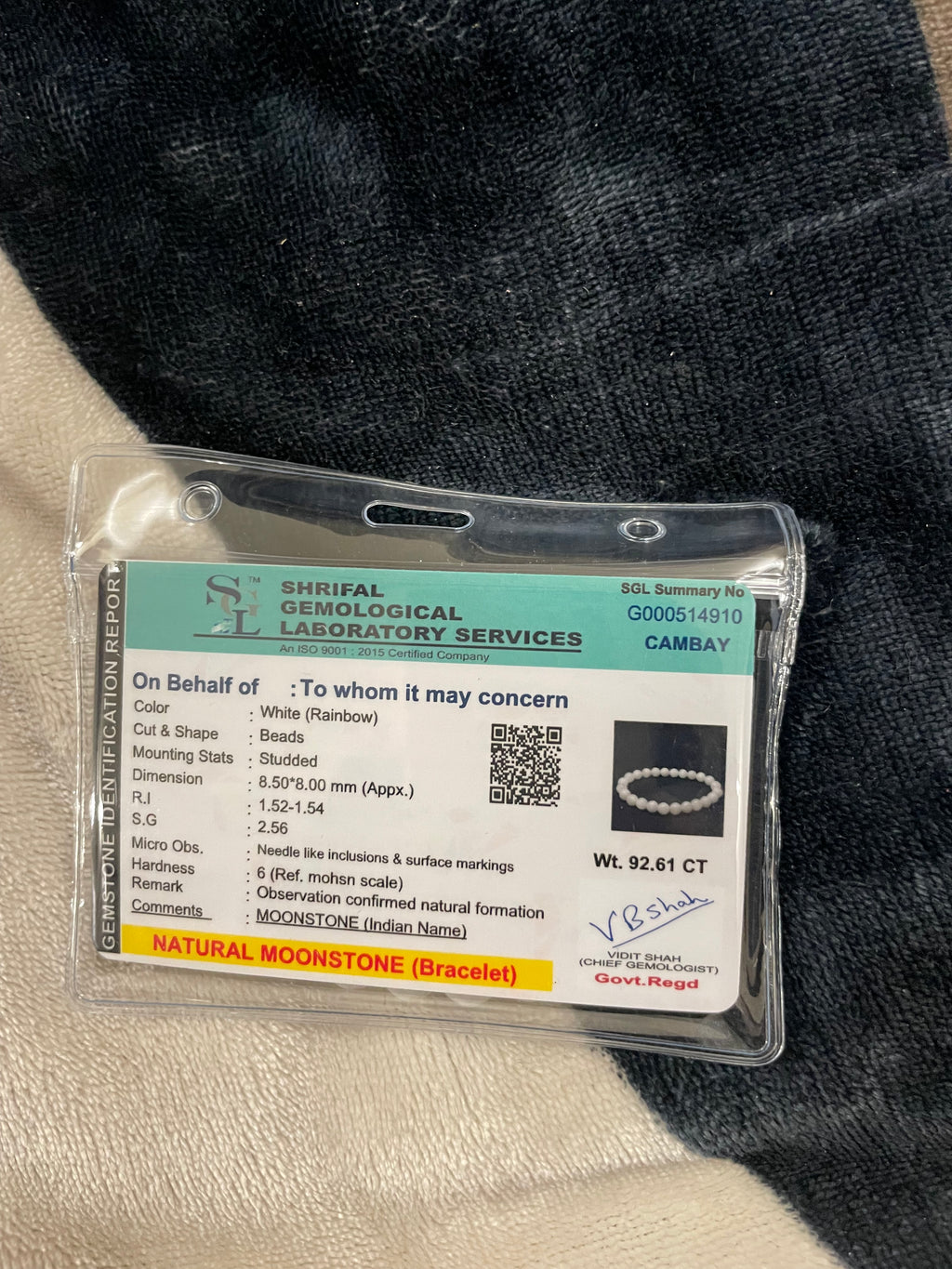 Moonstone Bracelet for Emotional Balance & Inner Peace | Natural Crystal | Certified | Mauksh