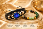 Original Money Magnet Zodiac Combo for Financial Growth & Destiny Alignment | Personalized Astrology Bracelet | Mauksh