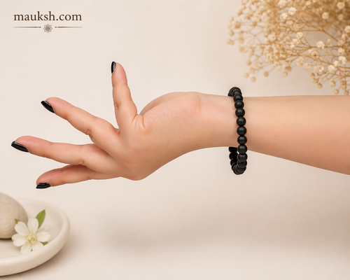 Original Karungali Bracelet (Ebony Wood) – Protection & Energy Balance | Certified | Mauksh